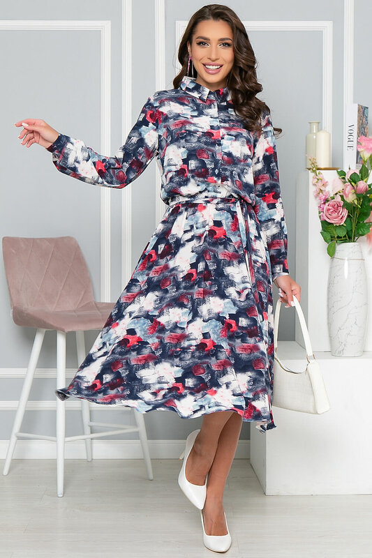 LT Collection Платье 278742 П4510 синий