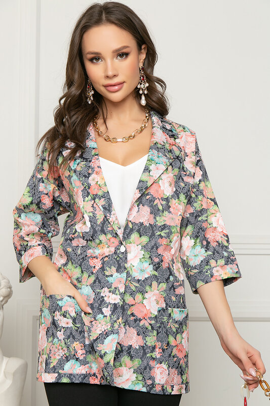 Bellovera Жакет 279089 31К4918 розовый, серый