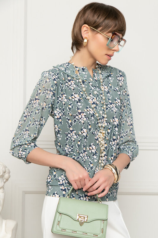 Bellovera Блузка 279097 71Б4889 зеленый
