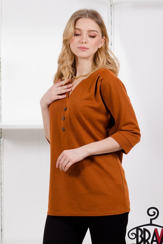 Braslava Туника 279200 5170 рыжий меланж