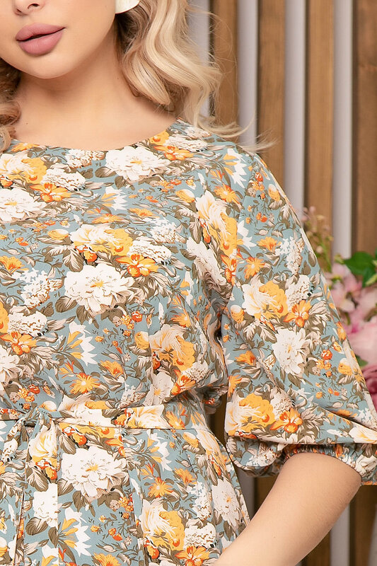 LT Collection Платье 279523 П5256 серо-голубой