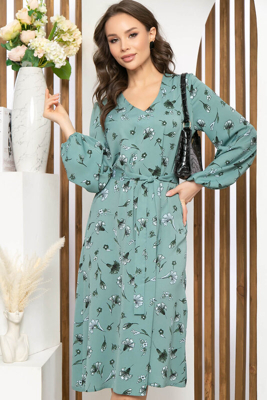 LT Collection Платье 279864 П5242 полынь