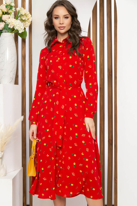 LT Collection Платье 280333 П4917 красный