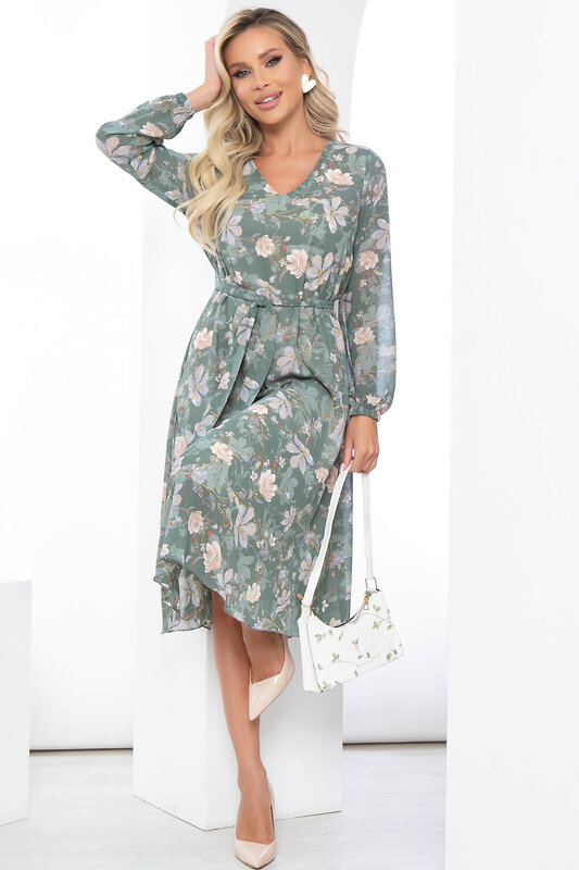 LT Collection Платье 280343 П5206 полынь