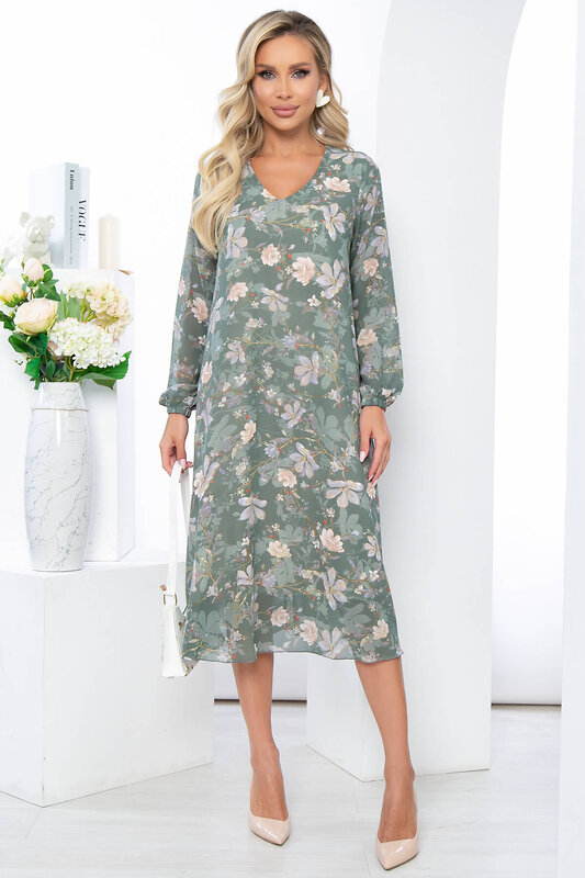 LT Collection Платье 280343 П5206 полынь