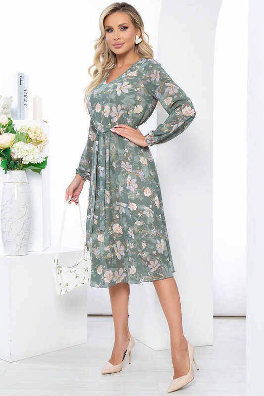 LT Collection Платье 280343 П5206 полынь