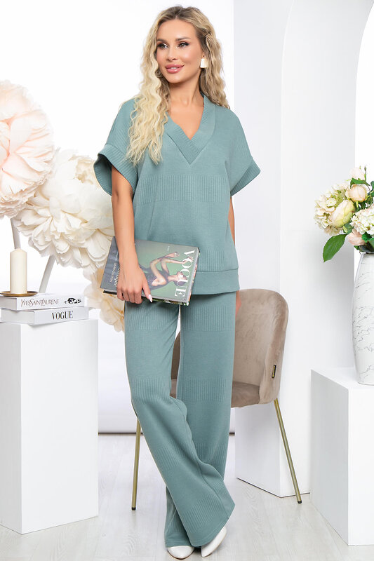 LT Collection Костюм 280721 К5287 пыльная мята
