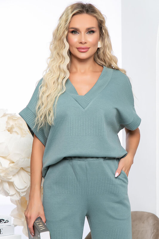 LT Collection Костюм 280721 К5287 пыльная мята