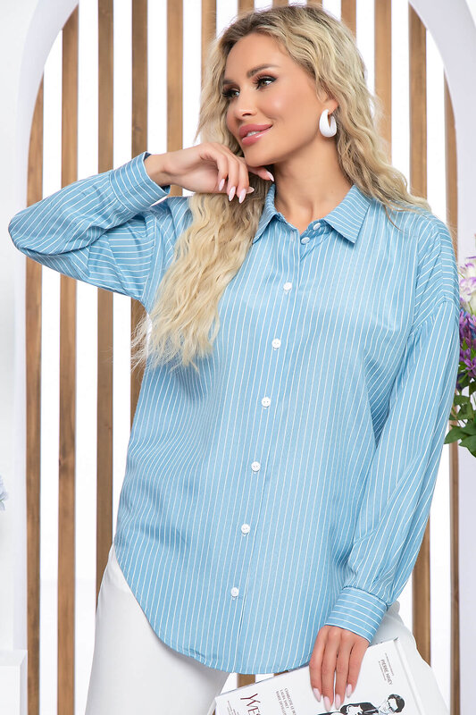 LT Collection Рубашка 281331 Б5239 голубой