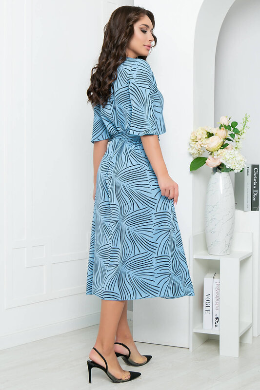 LT Collection Платье 281340 П5303 голубой