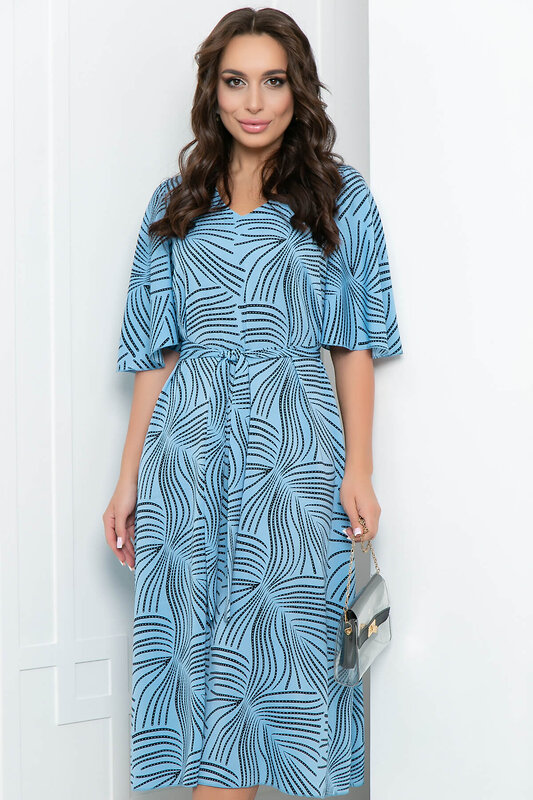 LT Collection Платье 281340 П5303 голубой