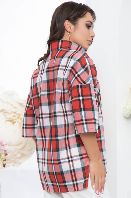 LT Collection Рубашка 281540 Б5144 красный