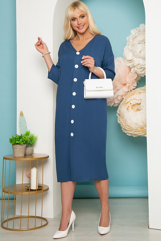 LT Collection Платье 281725 П3670 синий