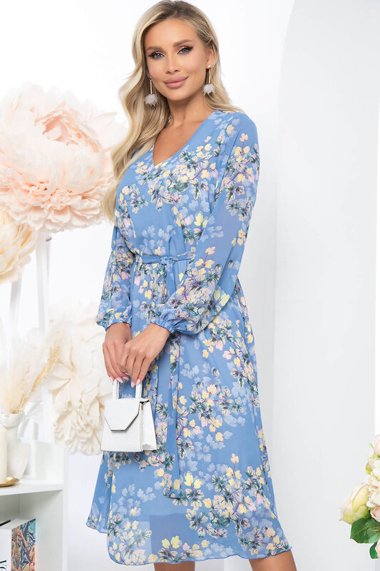LT Collection Платье 281728 П5204 голубой