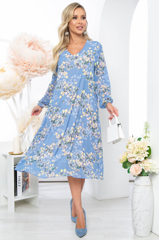 LT Collection Платье 281728 П5204 голубой