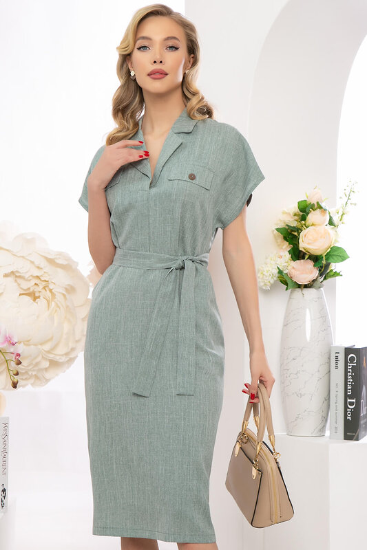LT Collection Платье 281734 П5300 олива