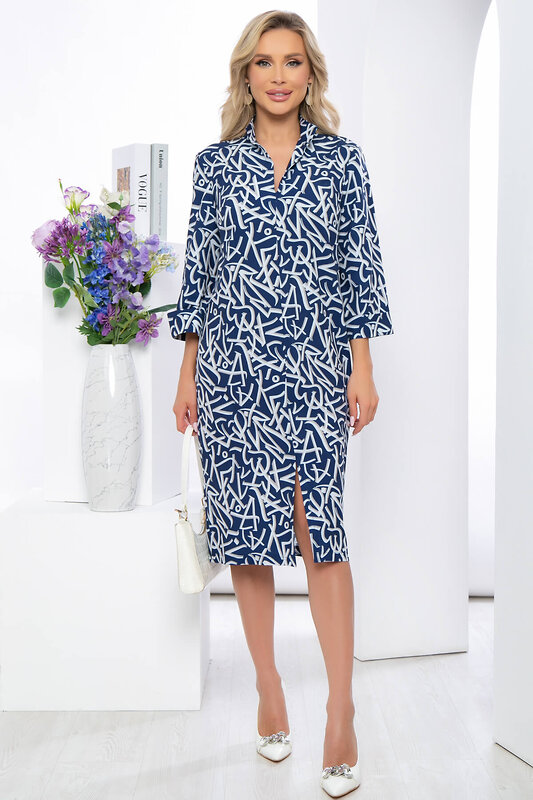 LT Collection Платье 281746 П5319 синий