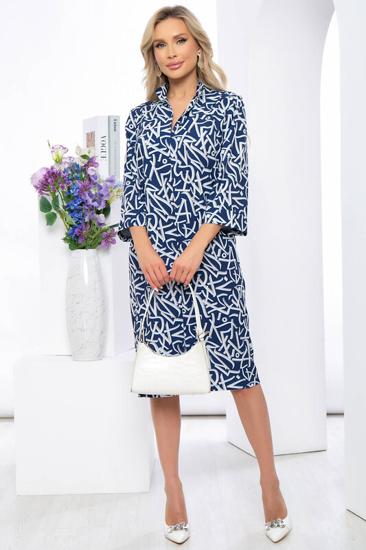 LT Collection Платье 281746 П5319 синий