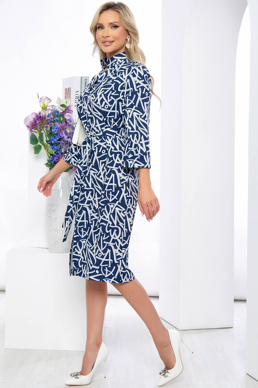 LT Collection Платье 281746 П5319 синий
