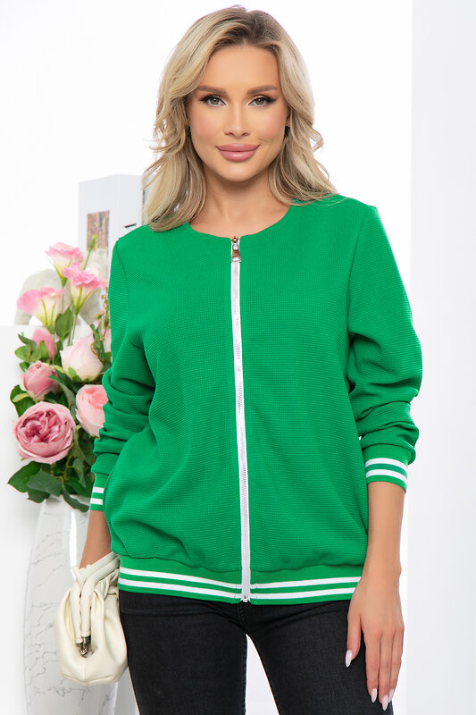LT Collection Бомбер 282084 Б5221 ярко-зелёный