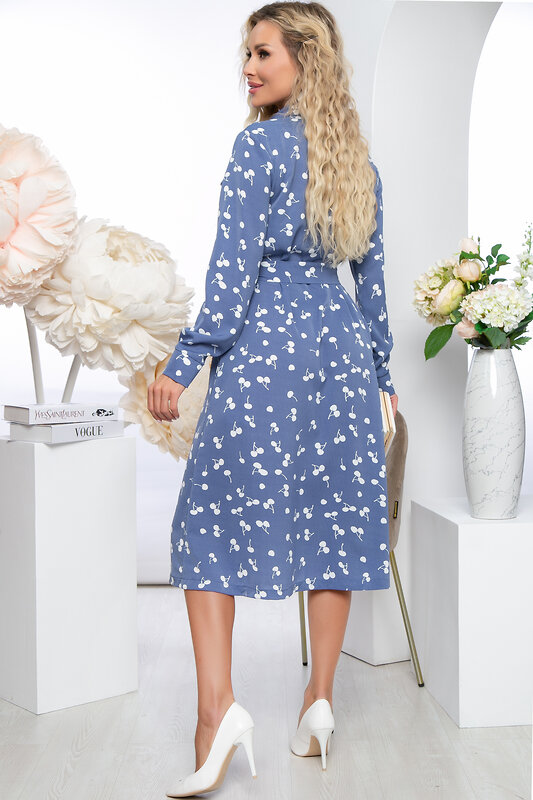 LT Collection Платье 282093 П5284 джинсовый