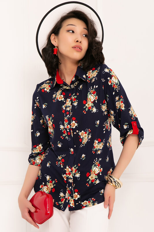 Bellovera Блузка 282266 71Б4939 синий