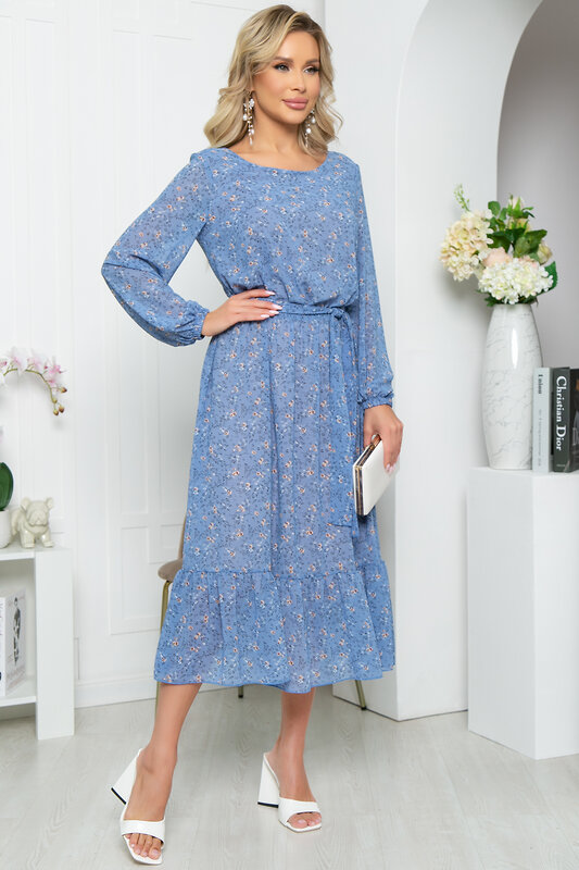 LT Collection Платье 282334 П5326 голубой