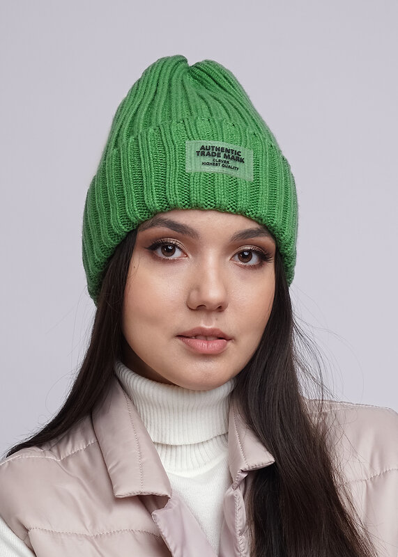 CLEVER Шапка 282495 533738аш зелёный