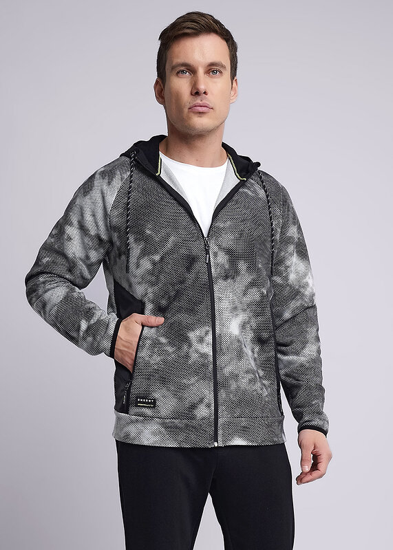 CLEVER Куртка 282793 532163/97тн_п серый/чёрный