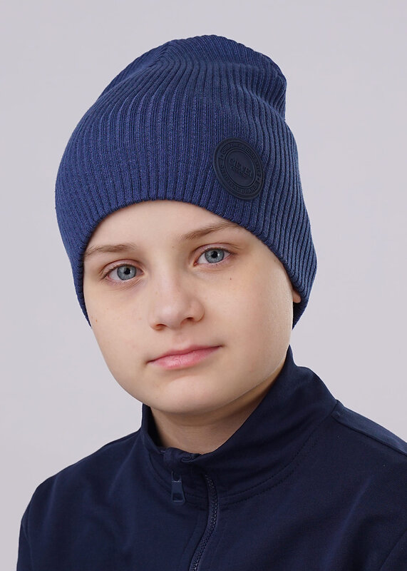 CLEVER Шапка 282858 523414ха синий/чёрный
