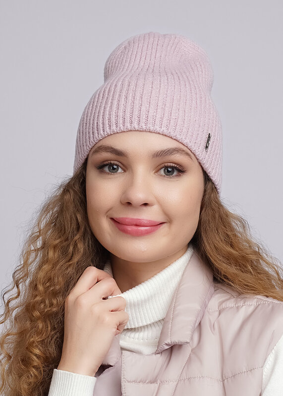 CLEVER Шапка 282869 423479вн св.розовый