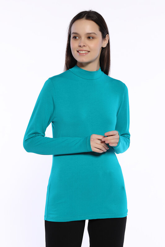 TEXCOM Водолазка 283079 1882-2468 Бирюзовый