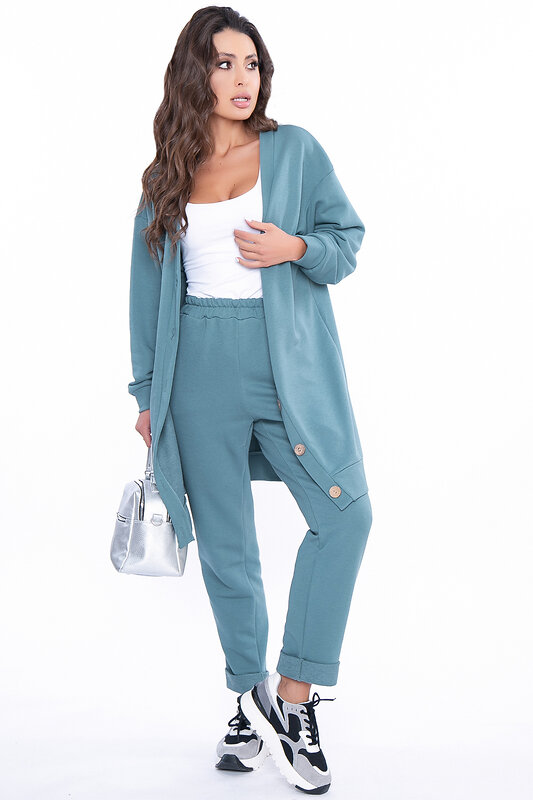 LT Collection Костюм 284157 К2763 зелёный (холодный)