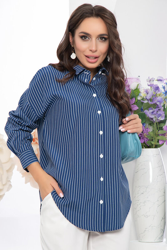 LT Collection Рубашка 284163 Б5240 синий