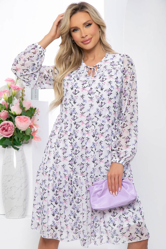 LT Collection Платье 284170 П5363 белый