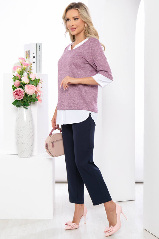 LT Collection Джемпер 284173 Б5368 розовый