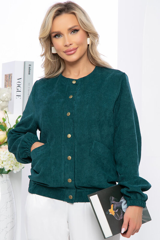 LT Collection Бомбер 284177 Б5400 изумрудный