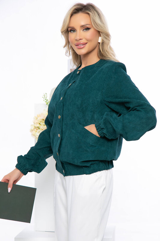 LT Collection Бомбер 284177 Б5400 изумрудный