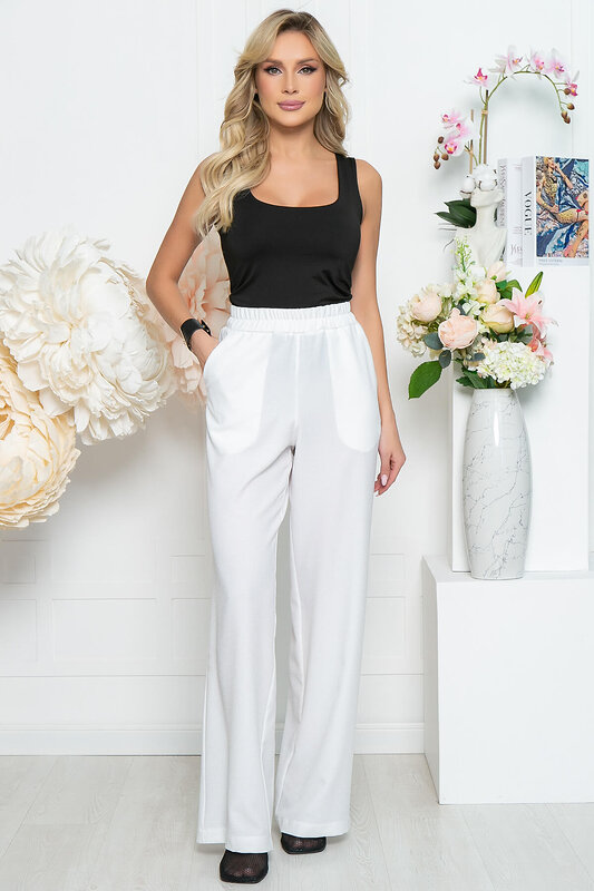 LT Collection Брюки 284572 Б5459 молочные
