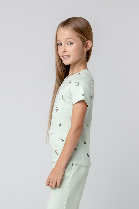 CROCKID Фуфайка 284650 КР 302047 зеленая лилия, оливки к389