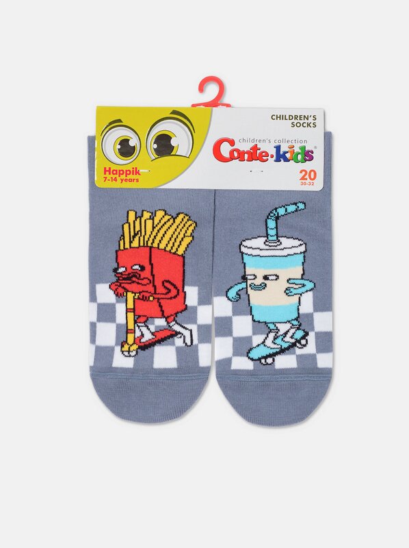 CONTE-KIDS Носки 284723 17С-10СП темно-серый