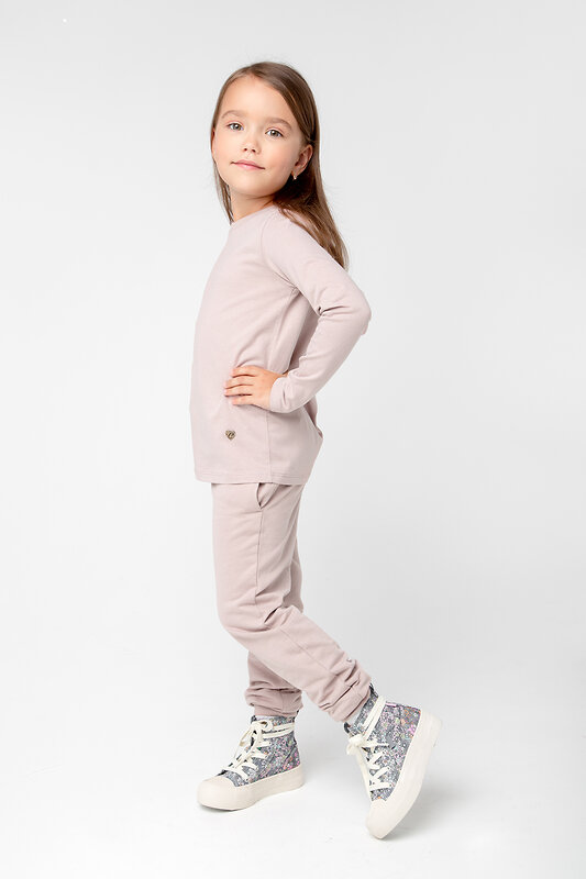 CROCKID Брюки 284770 К 400504 кофейно-розовый
