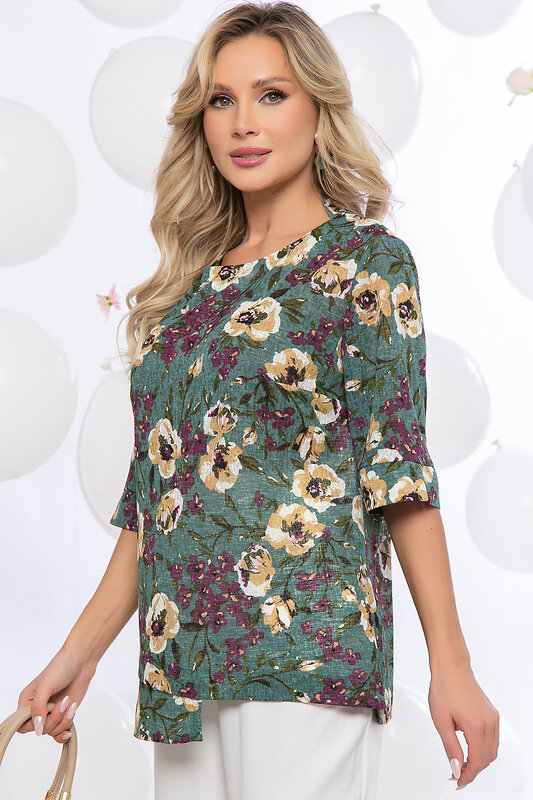 LT Collection Джемпер 286296 Б5437 зеленый