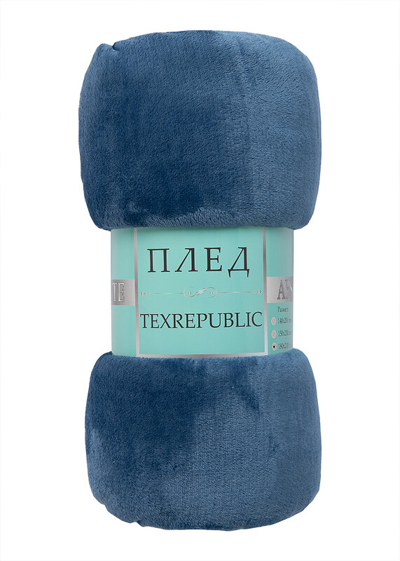 TEXREPUBLIC Плед 288428 59958 Синий