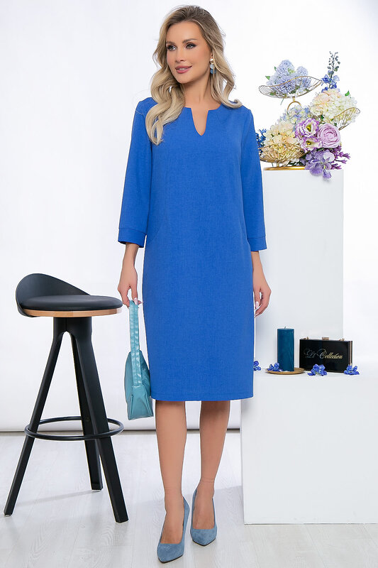 LT Collection Платье 288818 П5412 васильковый