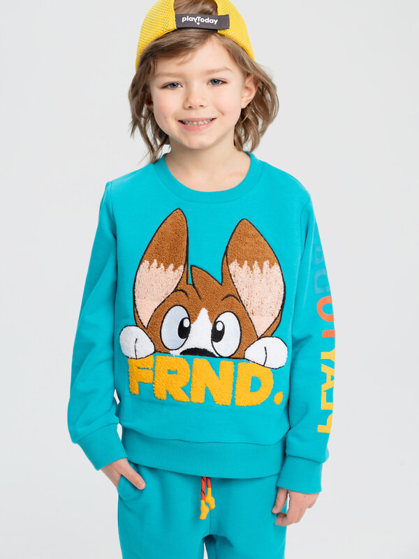 PLAYTODAY Толстовка 288931 12312065 голубой,разноцветный