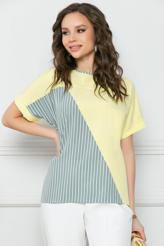 Bellovera Блузка 289036 55Б5023 жёлтый, фисташковый