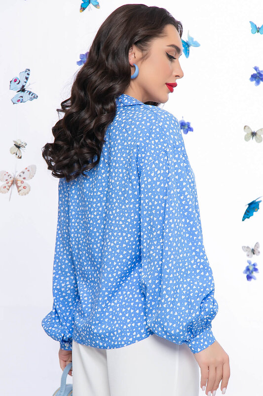 LT Collection Блуза 289515 Б5350 голубой