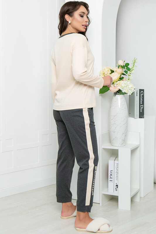 LT Collection Комплект 289534 Д1735 бежевый, серый