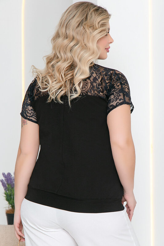 LT Collection Блуза 289543 Б5553 чёрный